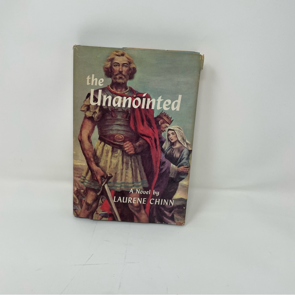 Source Unknown Illustrated Book Cover — Red, Tan, Green
